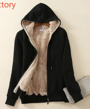 Suéter de lana gruesa de terciopelo para mujer, otoño e invierno