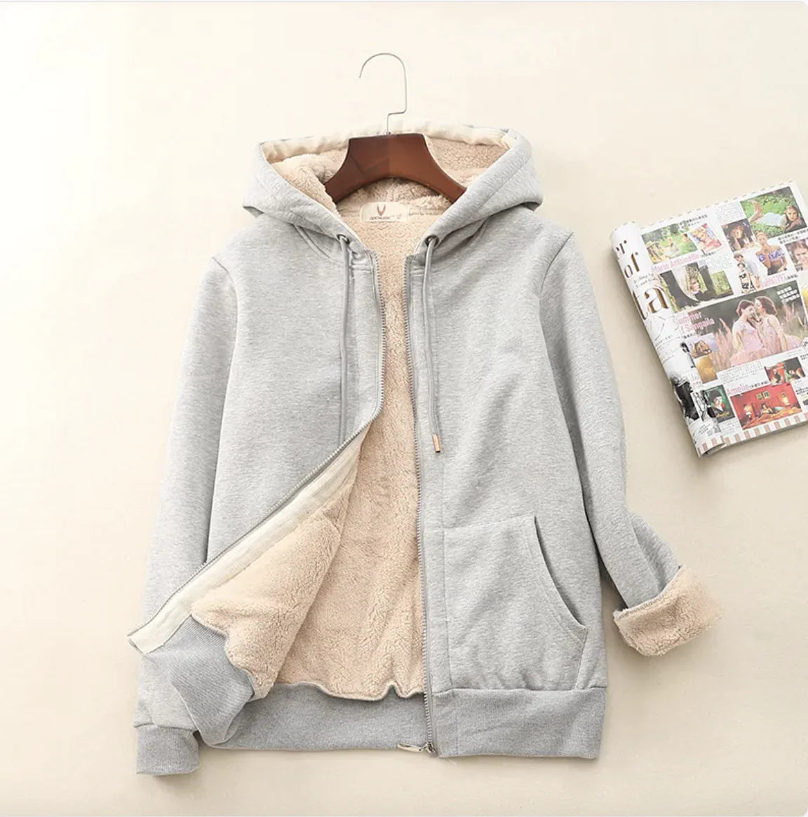 Suéter de lana gruesa de terciopelo para mujer, otoño e invierno